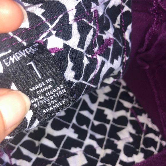 Empyre purple shorts - Picture 4 of 4